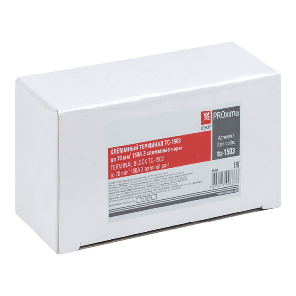 Купить EKF PROxima Терминал клеммный TC-1503 до 70 мм2 150A 3 клеммные пары