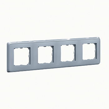 Legrand Рамка 4 поста жемчужно-серый 695996