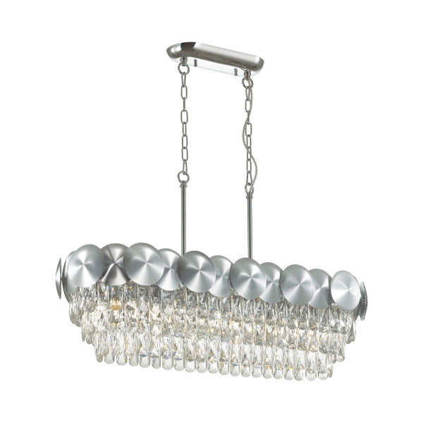 Купить Odeon Light 4972/6 HALL ODL22 375 хром/пластик/хрусталь Люстра E14 6*40W CATRIS