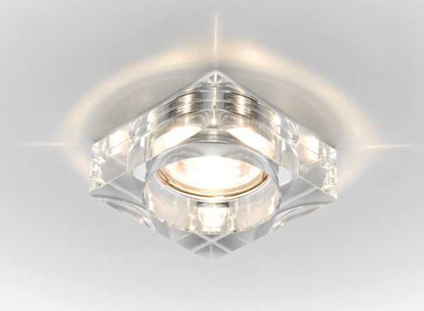 Ambrella Встраиваемый точечный светильник D9171 CL хром прозрачный MR16 H25 D80 mm