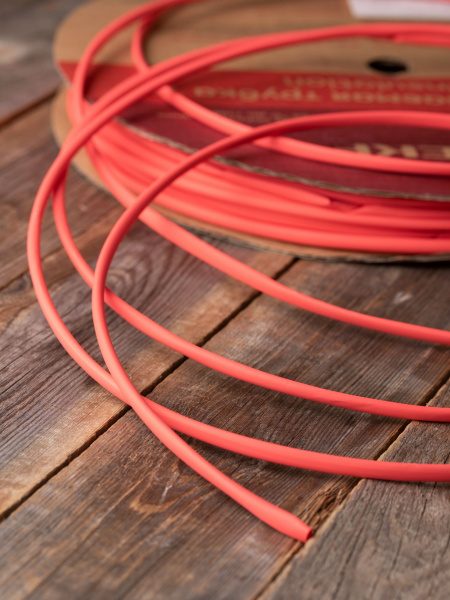 Купить EKF PROxima Термоусаживаемая трубка ТУТ нг 6/3 красная рулон