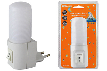 TDM Ночник "Айсберг" с выключателем, 0,5 Вт, 220 В SQ0357-0015