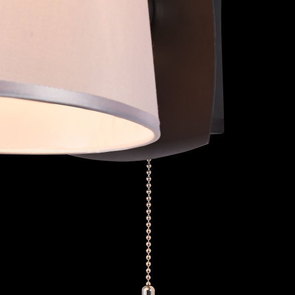 Купить Maytoni Modern Bergamo Черный и Хром Бра 1xE27 60W MOD617WL-01B