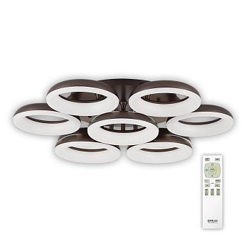 Citilux CL225195R Паркер Кофе Светильник LED Люстра с пультом