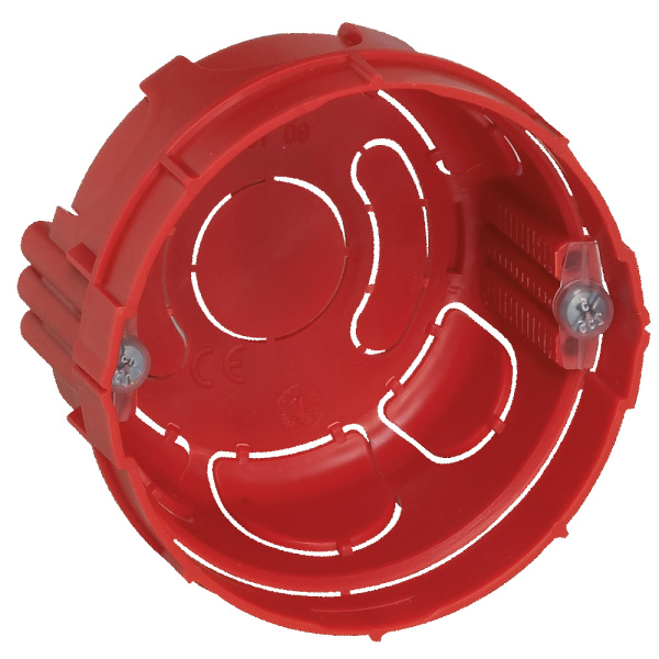 Купить Legrand Batibox Коробка монтажная круглая для кирпичных стен глуб.40мм, с винтами 080108