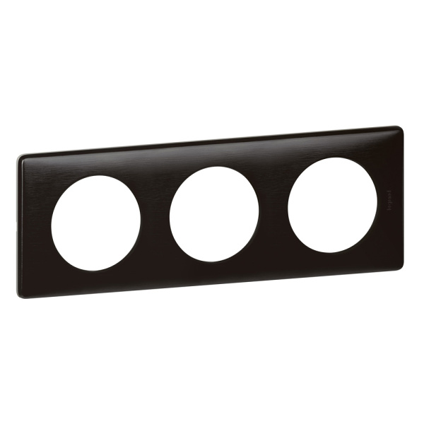 Купить Legrand Celiane2 Карбон Рамка 3-ая (2+2+2 мод) 068983