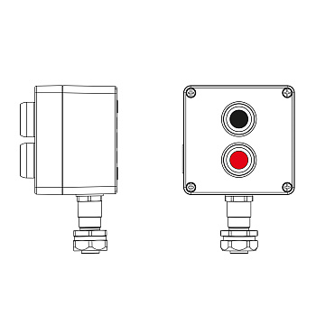 DKC CPE-A-12-(1xP1B(11)-1xP1R(11))-1xKAEPM2MHK-20(C)1Ex d e IIC Т5 Gb / Ex tb IIIC T95°C Db IP66