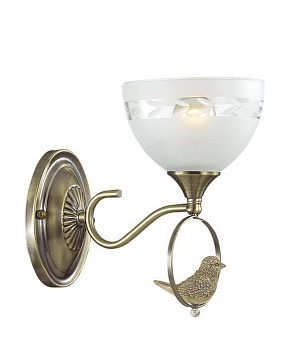 Lumion 3403/1W LN17 166 Бра E27 40W 220V HORAS бронзовый/стекло/декор полирезина Lumion 3403/1W LN17 166 Бра E27 40W 220V HORAS бронзовый/стекло/декор полирезина