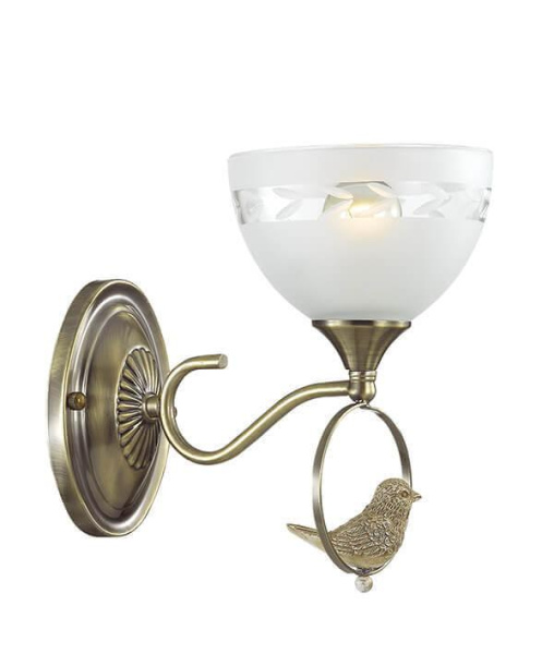 Lumion 3403/1W LN17 166 Бра E27 40W 220V HORAS бронзовый/стекло/декор полирезина Lumion 3403/1W LN17 166 Бра E27 40W 220V HORAS бронзовый/стекло/декор полирезина