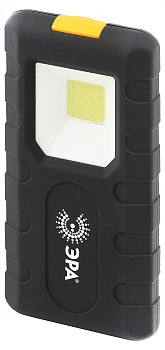 ЭРА Светодиодный фонарь Рабочие Практик RB-707 на батарейках, магнит, клипса - держатель