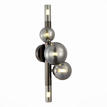 ST Luce SL1509.401.05 Светильник настенный Черный/Дымчатый G9 5*5W