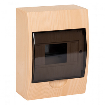 EKF PROxima Щит распределительный навесной ЩРН-П- 6 светлое дерево IP41