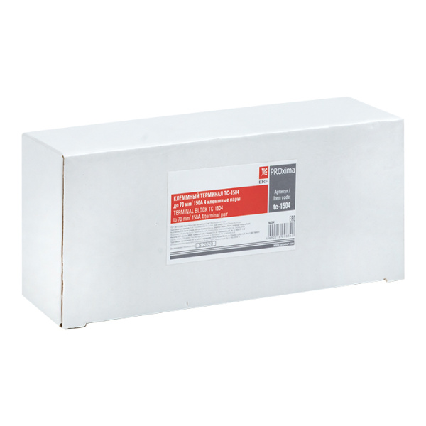 Купить EKF PROxima Терминал клеммный TC-1504 до 70 мм2 150A 4 клеммные пары