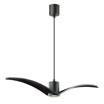 Odeon Light 4902/1A PENDANT ODL22 233 черный/стекло Подвес GU10 1*5W BIRDS Odeon Light 4902/1A PENDANT ODL22 233 черный/стекло Подвес GU10 1*5W BIRDS