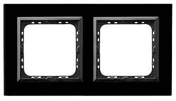 Ospel Sonata Стекло Черное Рамка 2-ая R-2RGC/32/25
