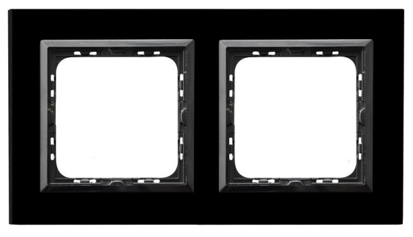 Ospel Sonata Стекло Черное Рамка 2-ая R-2RGC/32/25