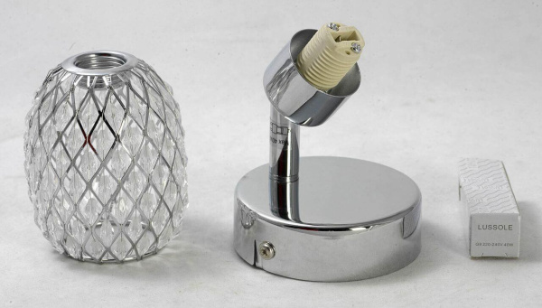 Купить Lussole LGO Металл Хром /  Акрил Светильник настенно-потолочный G9 5W GRLSP-0122