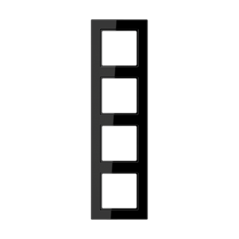 JUNG Рамка 4-кратная, чёрный AC584BFSW