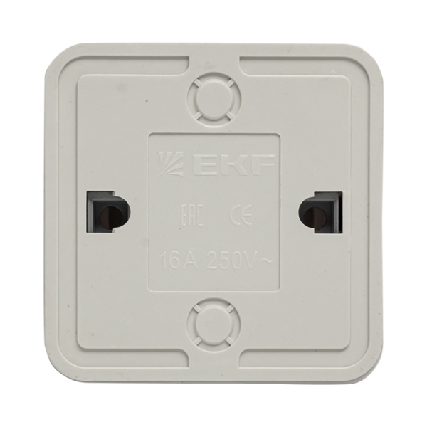 Купить EKF PROxima Рим Выключатель 2-клавишный с индикатором 10А белый