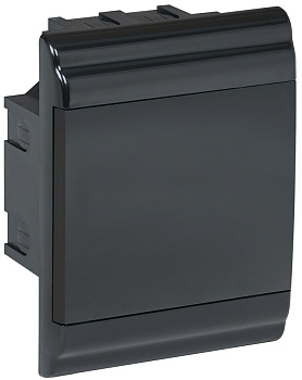 IEK PRIME Корпус пластиковый встраиваемый ЩРВ-П-4 черный IP41 MKP13-V-01-04-41-K02