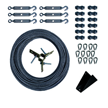 EZETEK Комплект растяжек для мачты молниеприемной СММ 88050