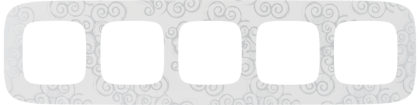 Купить Legrand Valena ALLURE Нарцисс хром Рамка 5-ая 754345