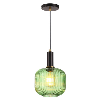 Lumion 4462/1 LN20 254 черный, зеленый Подвес E27 1*60W 220V MERLIN