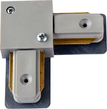 Horoz Electric 096-002-0002 Серебро 220-240V Соединитель шинопровода УГЛОВОЙ L Connector HRZ00000908