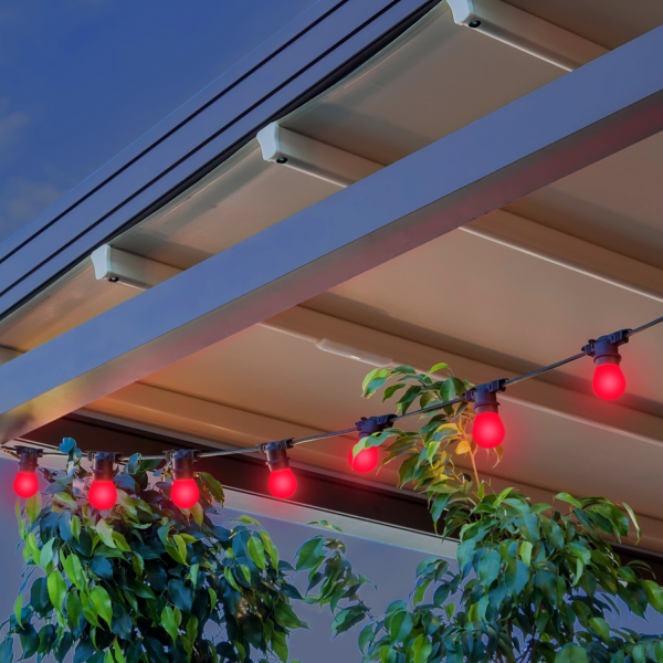 Купить Gauss Гирлянда светодиодная "Белт Лайт" Holiday,10 ламп, 7,7 м, IP44,  красный, 1/6 HL064