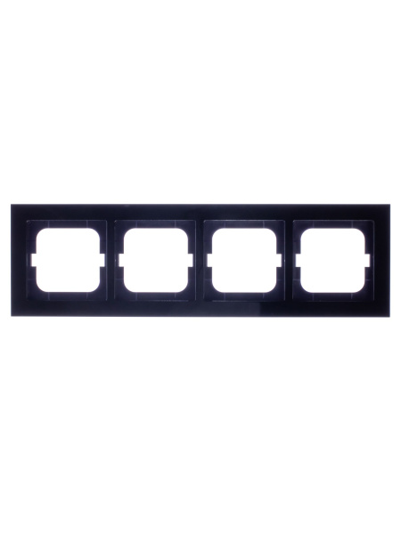 Купить ABB BJE Axcent Черный Рамка 4-ая 2CKA001754A4412