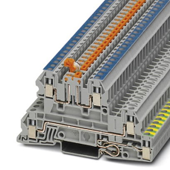 Phoenix Contact Заземляющие клеммы для выполнения проводки в зданиях UTI 2,5-PE/L/NTB 3076032