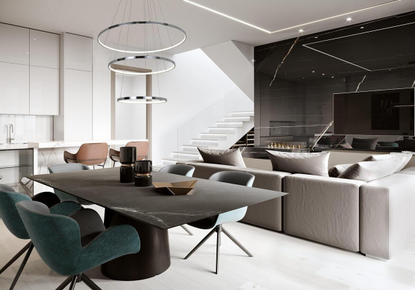 Купить Favourite Giro Люстра Подвесная D400*D600*D800*H1800 LED*95W, 4410LM, 4000K, included 2314-18P