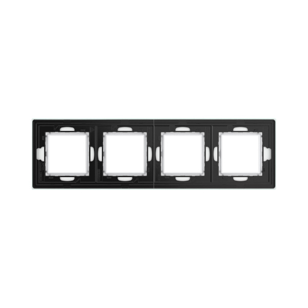 Купить DKC Рамка из натурального стекла, "Avanti", светло-зеленая, 4 поста (8 мод.)