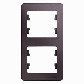 Systeme Electric Glossa Сиреневый туман Рамка 2-ая, вертикальная