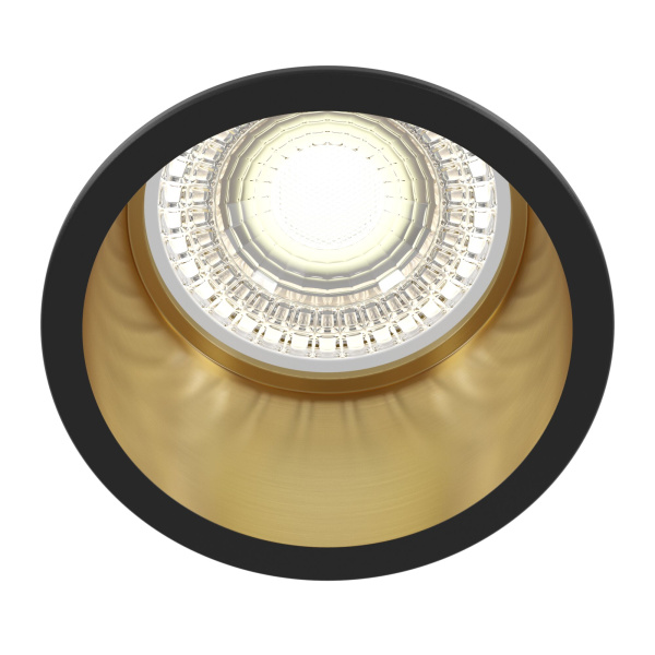 Maytoni Downlight Reif Черный с Золотом Встраиваемый светильник DL049-01GB Купить Maytoni Downlight Reif Черный с Золотом Встраиваемый светильник DL049-01GB
