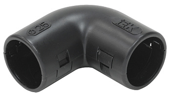 IEK Поворот открывающийся на 90гр. CI25G черный