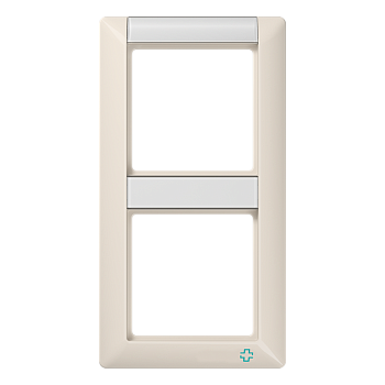 JUNG Рамка 2-кратная, слоновая кость ABAS582NNA