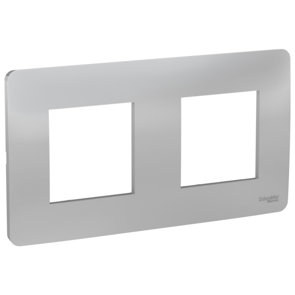 SE Unica Studio Алюминий Рамка 2-ная NU200430