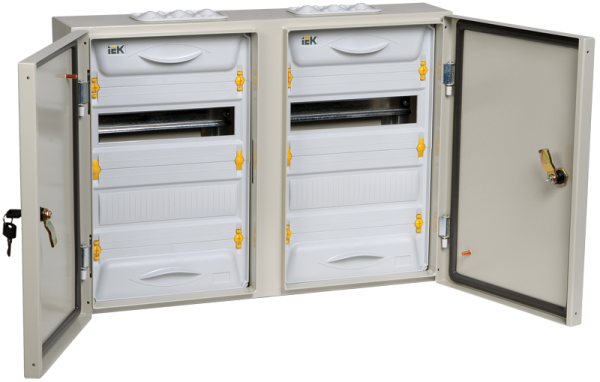 Купить IEK Корпус металлический ЩРн-2х24з-1 74 IP54 UNIVERSAL MKM11-N-2X24-54-Z-U