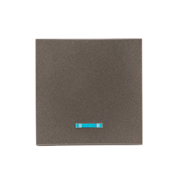 Купить EKF PROxima Валенсия лицевая панель выключателя 1-кл. с индикатором 10А графит