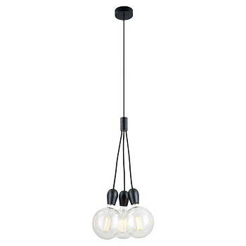 Lussole LGO Металл Черный /  Без плафона Подвес E27 40W LSP-8121