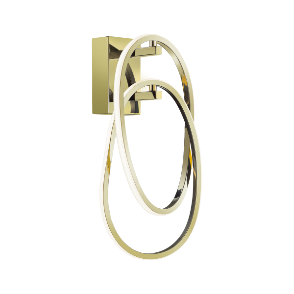 Купить Odeon Light 4875/23WL L-VISION ODL_EX22 61 золотой/акрил Настенный светильник LED 23W 4000K SPACE