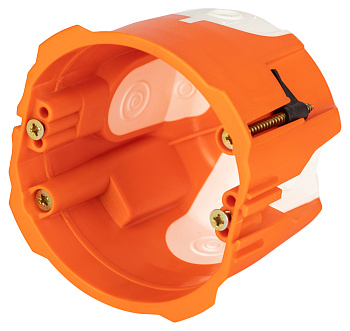 ЭРА Коробка установочная KUU-71-65-unibox универсальная UniBox для твердых и полых стен саморез оранжевая 71х65мм