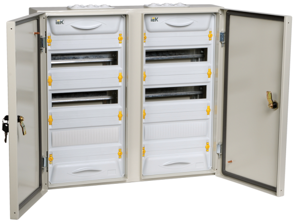 Купить IEK Корпус металлический ЩРн-2х36з-1 74 IP54 UNIVERSAL