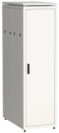 IEK LINEA N ITK Шкаф сетевой 19" LINEA N 42U 600х1000 мм металлическая передняя дверь серый LN35-42U61-M