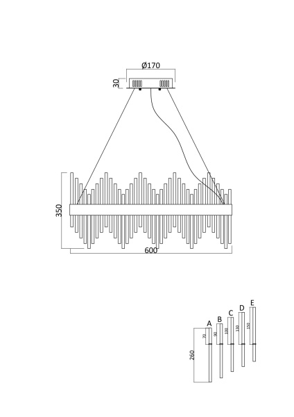 Купить Freya LED Золото Светильник подвесной FR10008PL-L46G