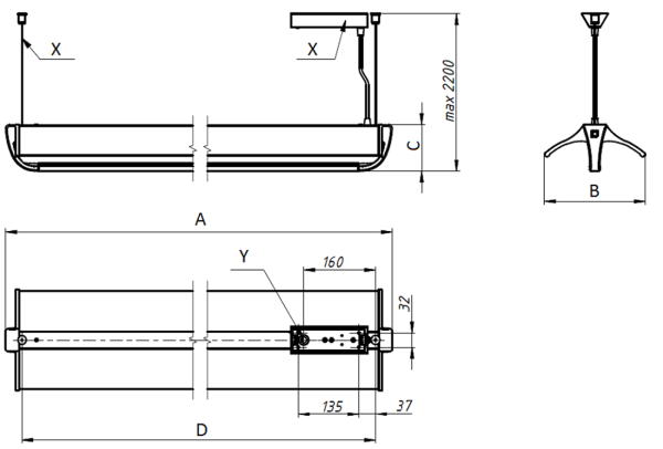 Купить СТ REFLECT LED 1000 4000K светильник