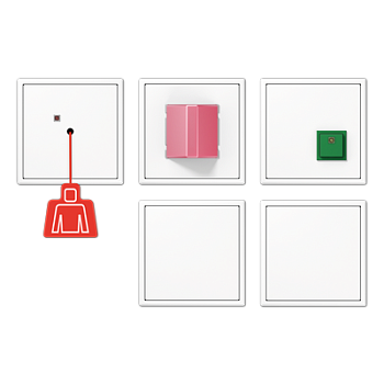 JUNG Аварийная система с ИБП, белый NRSLS0834-2WW
