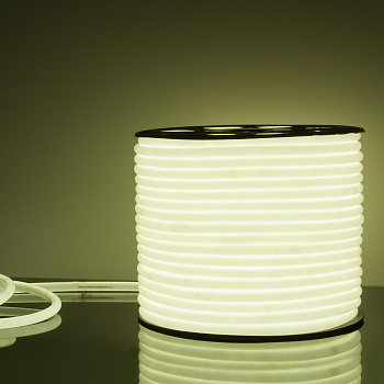 Elektrostandard LS003 220V / Лента светодиодная Гибкий неон 9.6W 144Led 2835 IP67 16mm 6500K круглый холодный белый, 50 м a043547