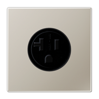 JUNG Штепсельная розетка, нержавеющая сталь ES2521-20